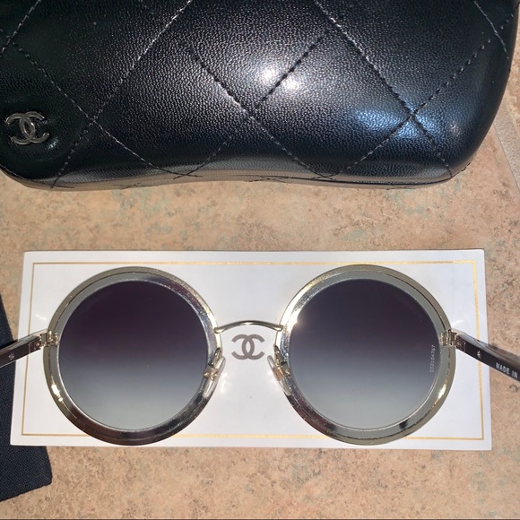 Brand New Authentic Chanel 4226 Round Sunglasses - Picture 5 of 7